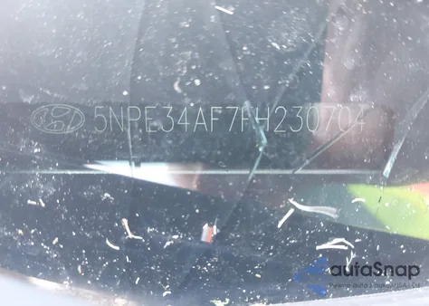 2015 Hyundai Sonata Sport z USA, uszkodzony, nr VIN 5NPE34AF7FH230704